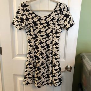 Short Sleeve Floral Dress